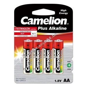 Batterij Camelion Mignon LR6 4 stuks blisterverpakking