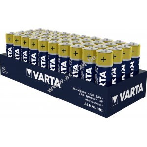 10 x Batterij Varta 4006 Industrial AA Mignon Cel 4 per Folie