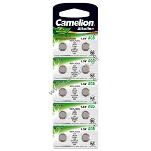 Camelion Knoopcel LR48 LR754 AG5 Blister van 10