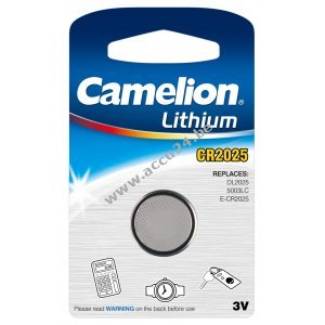 Lithium knoopcel Camelion CR2025 1er blisterverpakking