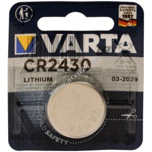 Lithium knoopcelbatterij Varta Elektronische CR2430 3V 1er blaar