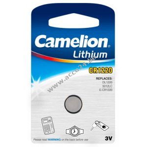 Lithium knoopcel Camelion CR1220 1er blisterverpakking