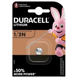 Fotobatterij Duracell DL1/3N CR1/3N 1er blisterverpakking