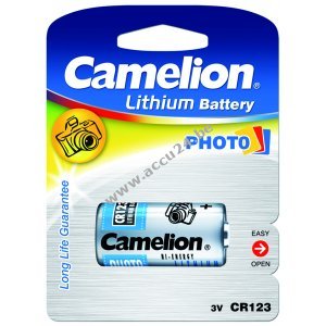 Fotobatterij Camelion CR123 / CR123A / EL123A / DL123A / CR17345 / CR17345 / 1 st. blisterverpakking