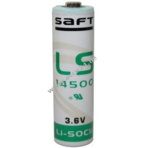 Lithiumbatterij Saft LS14500 Mignon/AA 3,6Volt