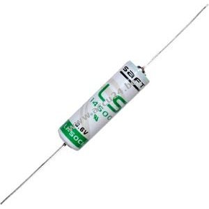 Lithiumbatterij Saft LS14500 Mignon/AA 3,6Volt met axiale soldeerdraad