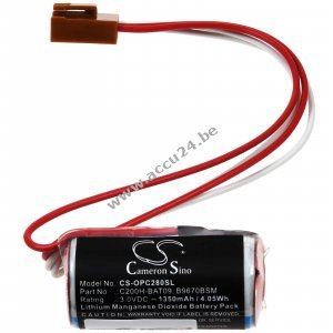 PLC lithiumbatterij compatibel met Omron C20 C120 C40 C500 type C200H-BAT09