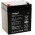 Powery Loodgelbatterij 12V 6Ah voor UPS APC Smart-UPS RT 2200 - Marine