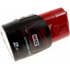 Accu voor Milwaukee Type M12 B2 / 4932430064 Red Origineel