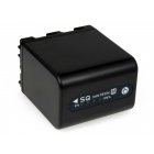 Accu voor Video Sony NP-QM91 met LEDs 4200mAh Anthrazit