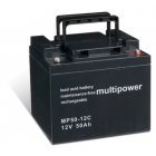 Lood Accu (multipower) voor Electrische Rolstoel Shoprider Sprinter 889-3 Cyclisch-laadbaar