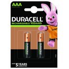 Duracell Oplaadbare AAA, Micro, HR03 Batterij 900mAh Blisterverpakking van 2