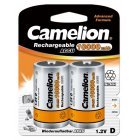 Camelion Ni-MH oplaadbare batterij HR20 Mono D 2er blaar 10000mAh