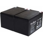 FirstPower Lood-Gel Accu voor USV APC RBC6 12Ah 12V VdS