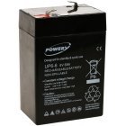 Powery Lood gel batterij 6V 6Ah
