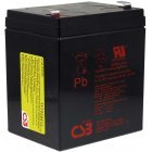CSB Hoge stroom loodbatterij HR1221WF2 12V 5,1Ah