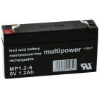 Loodbatterij (multipower) MP1,2-6 VdS