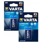 2 batterijen Varta type 6LF22, PP3, 6LR61, 9V blokbatterij 2x 1 blister