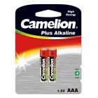 Batterij Camelion Micro LR03 MN2400 HR03 Plus Alkaline 2-pack blisterverpakking