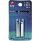 Penbatterij, stickbatterij CR435 voor elektroden, vis houdingen, beetmelders Lithium 2-pack blisterverpakking