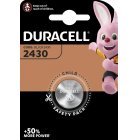 Lithium knoopcel Duracell CR2430, DL2430 1 blisterverpakking