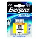 Lithiumbatterij Energizer L91 / Mignon / AA / FR6 / blister van 2