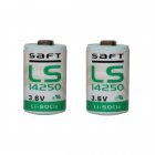 2x Lithium batterij Saft LS14250 1/2AA 3,6Volt