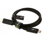 goobay USB-C naar USB-C PD snel opladen, synchronisatie kabel 0.5m 5A