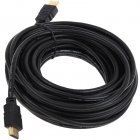 High Speed HDMI-kabel met standaard stekker (type A) 10m, zwart, vergulde connectoren
